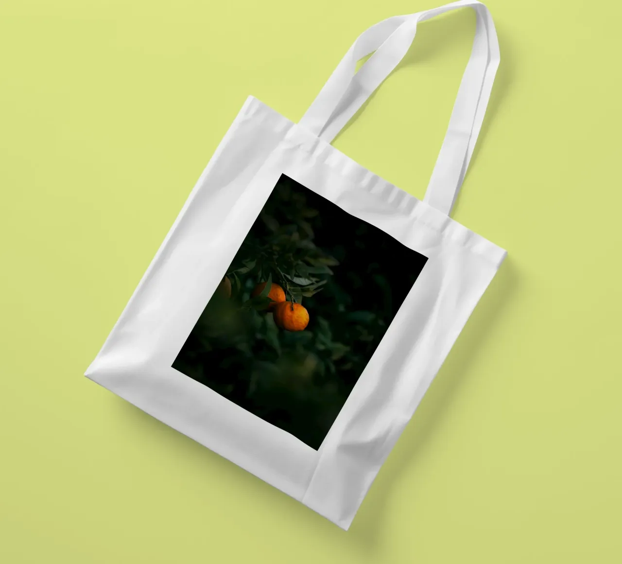 orange citrus tote bag by Earthly Visions