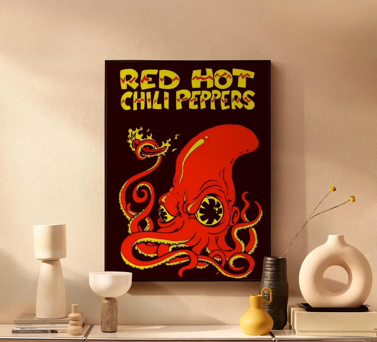 I Red Hot Chili Peppers plexiglass da vanhesling