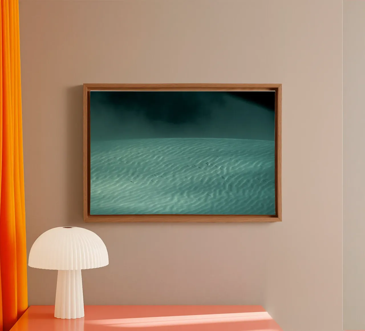dune di sabbia tela con Cornice a cassetta da Earthly Visions