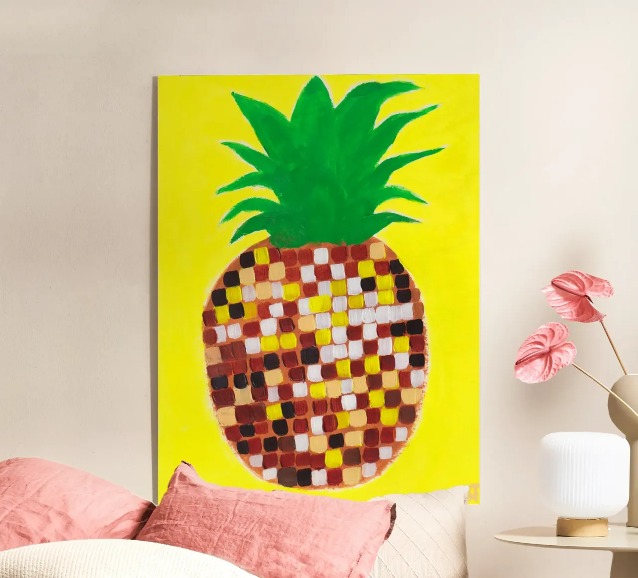 Disco Pineapple plexiglass da Natasha Joseph