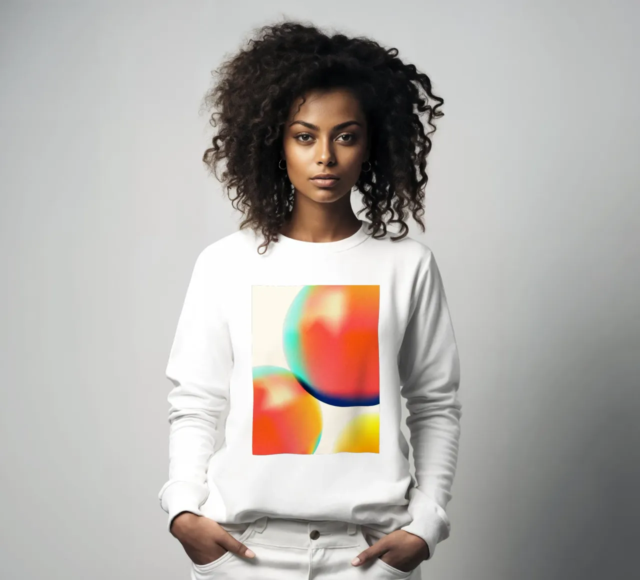 Traumkugeln - Abstrakte Gradient Bubble Art Sweatshirt von showmemars