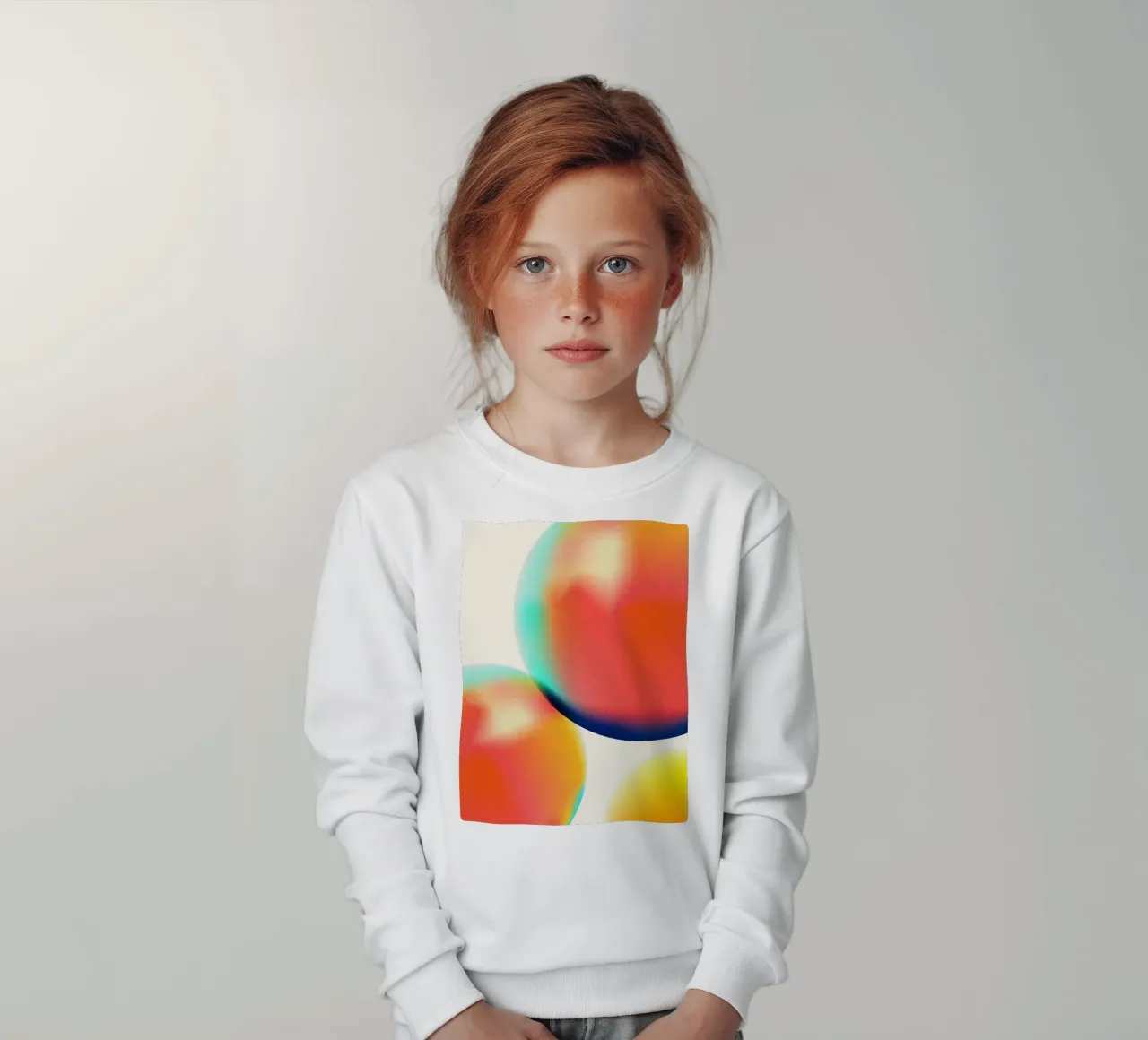 Sfere di sogno - Arte astratta a bolle sfumate felpa bambino da showmemars