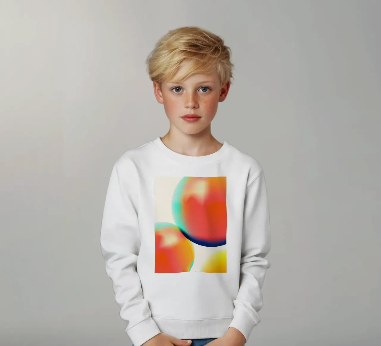 Sfere di sogno - Arte astratta a bolle sfumate felpa bambino da showmemars