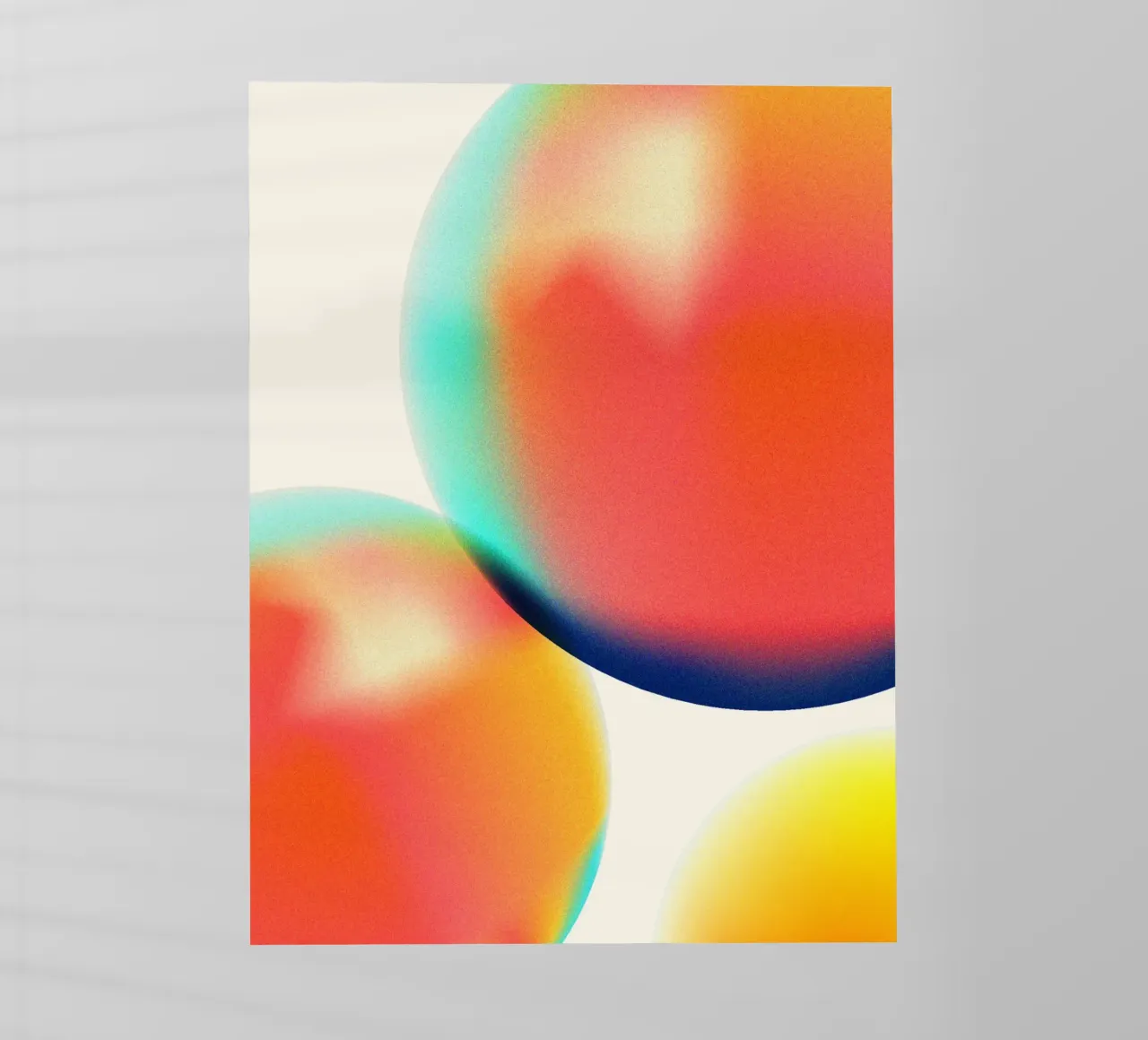 Traumkugeln - Abstrakte Gradient Bubble Art Backlit Folie von showmemars