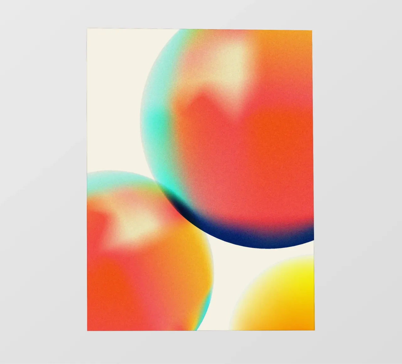 Traumkugeln - Abstrakte Gradient Bubble Art Backlit Folie von showmemars