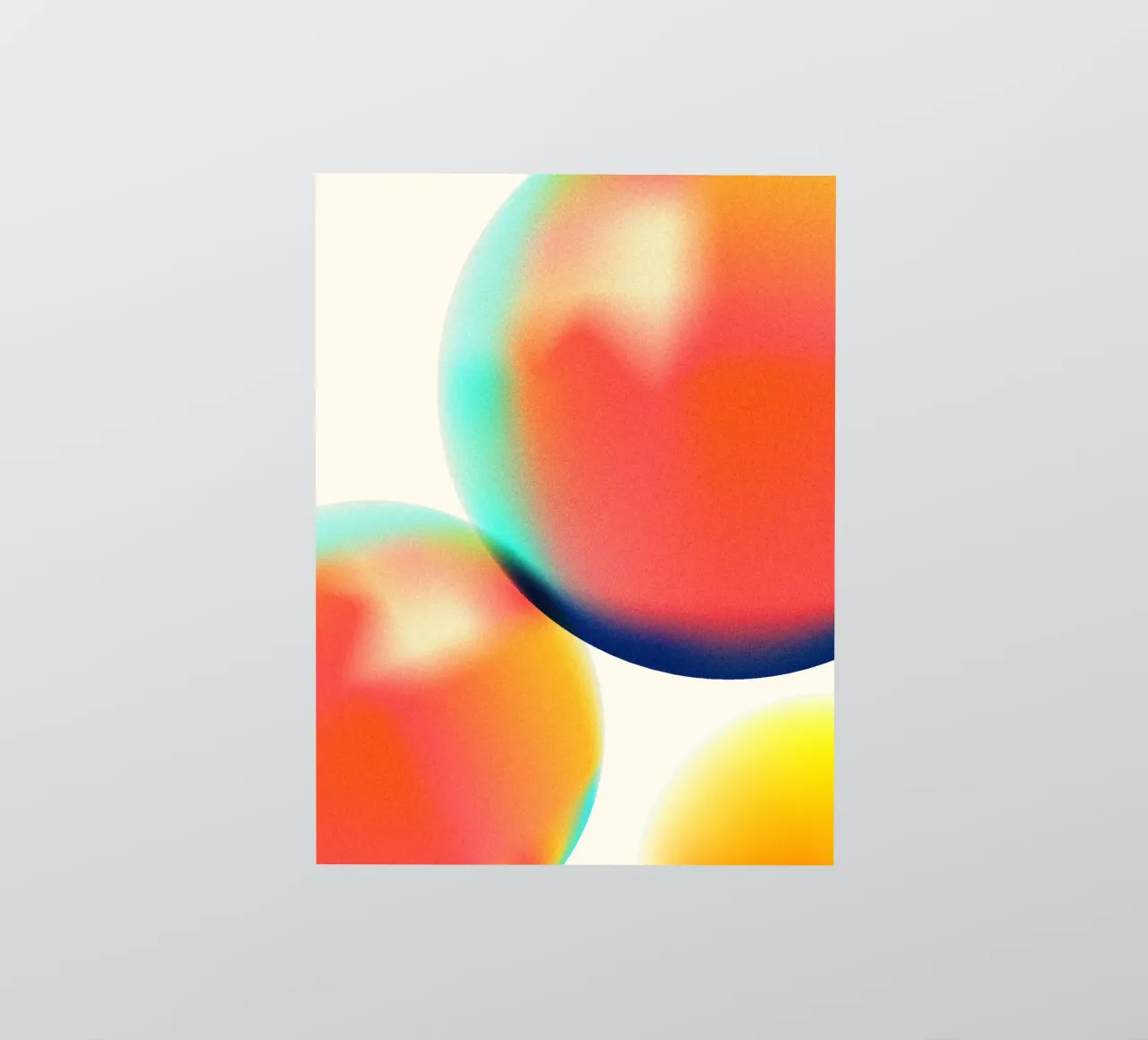 Traumkugeln - Abstrakte Gradient Bubble Art Sticker von showmemars