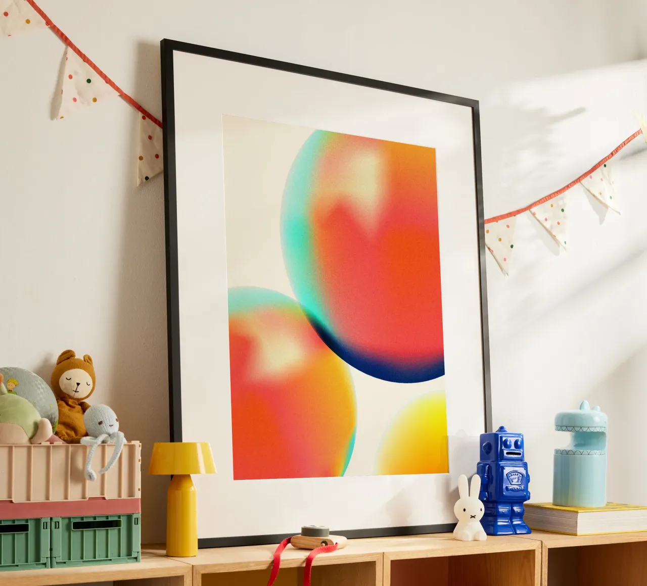 Traumkugeln - Abstrakte Gradient Bubble Art Hahnemühle von showmemars