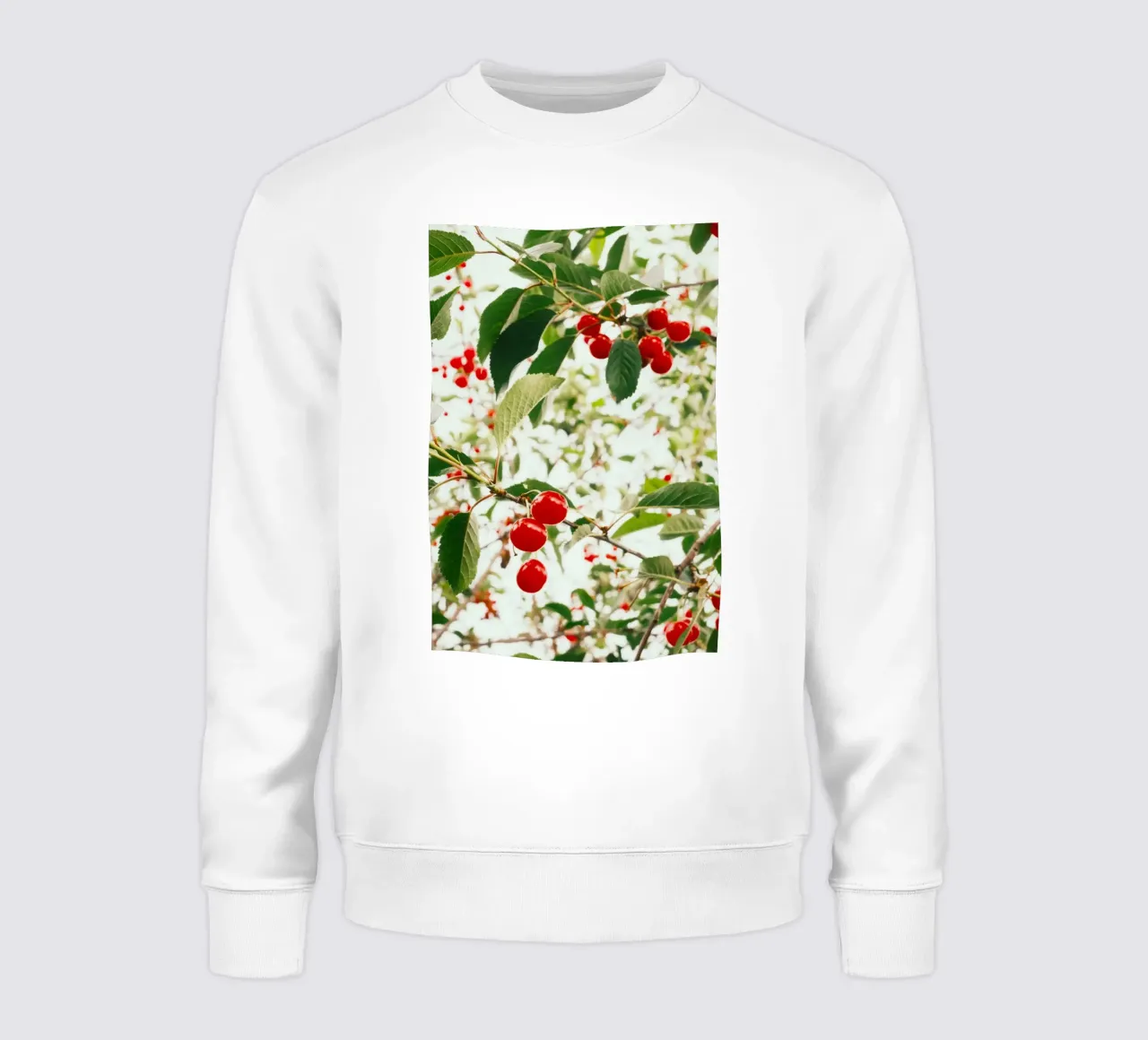 ciliegie rosse felpa da Earthly Visions