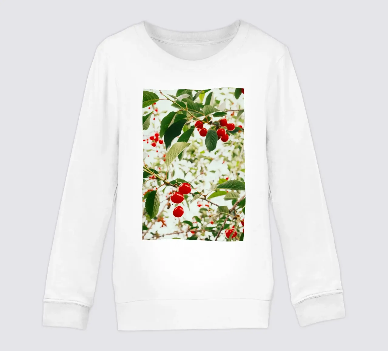 ciliegie rosse felpa bambino da Earthly Visions
