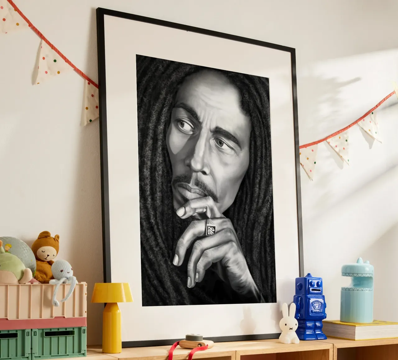 Bob Marley BW carta hahnemühle da nicol shop