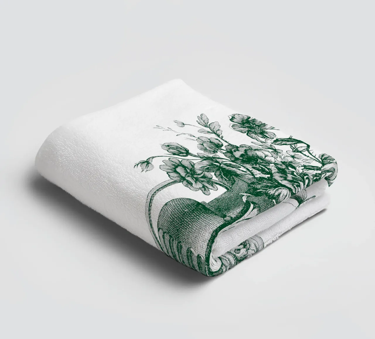 vintage and butterfly bouquet towel by morphinaeblue
