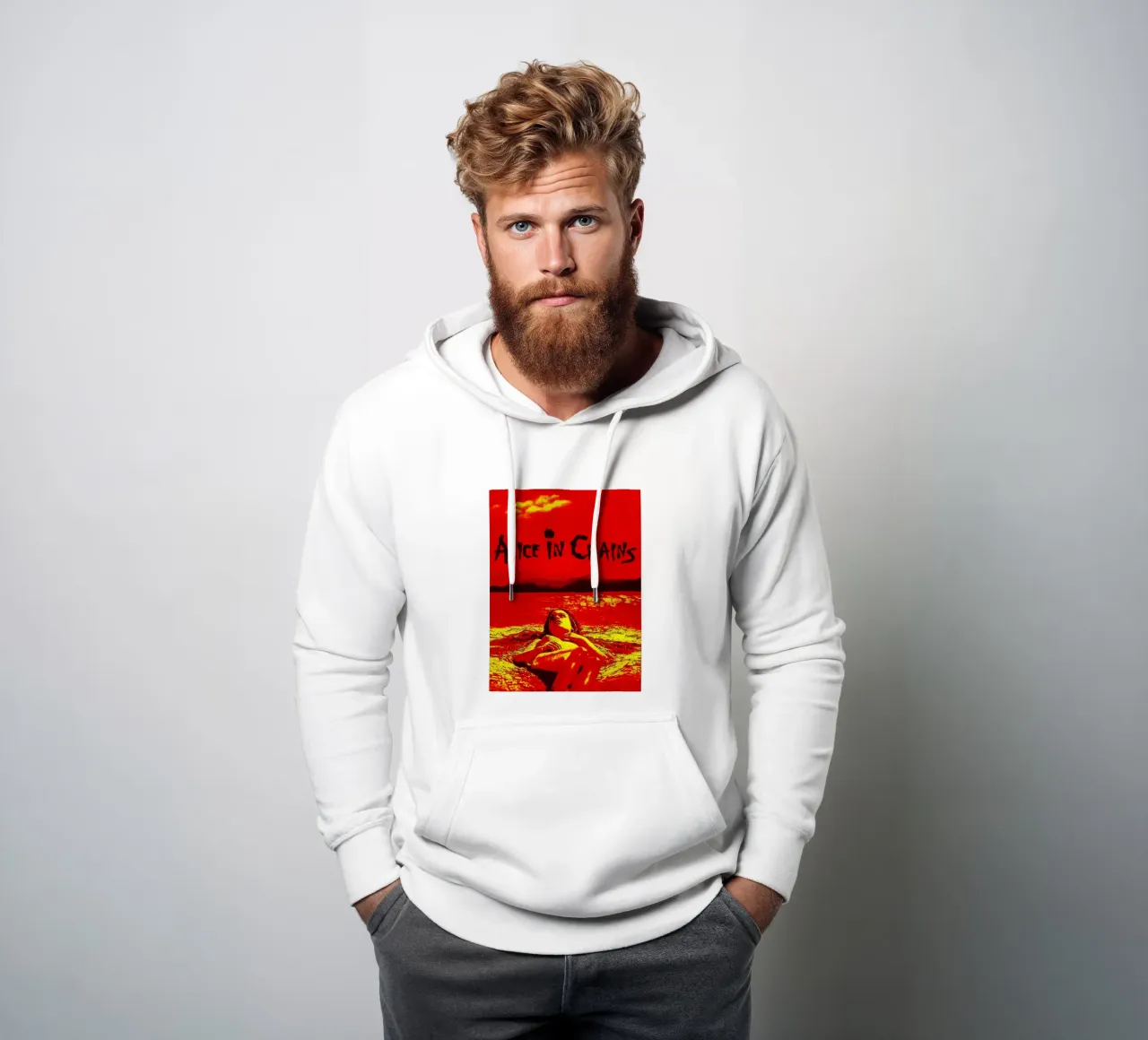 Alice in Chains felpa con cappuccio da vanhesling