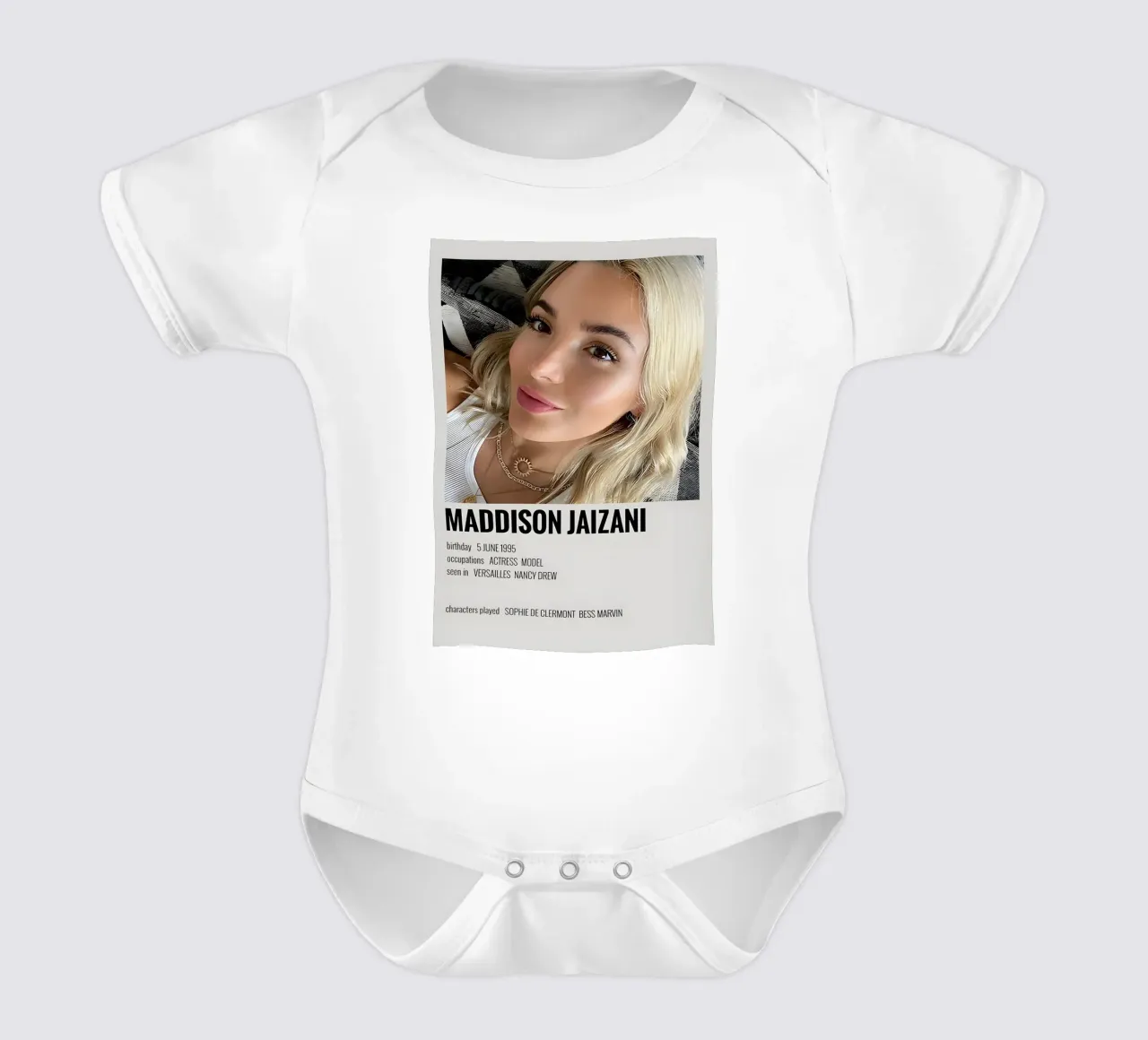 MADDISON JAIZANI body neonato maniche corte da MVFminimalist
