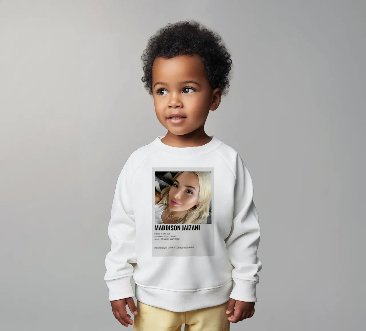 MADDISON JAIZANI felpa neonato da MVFminimalist