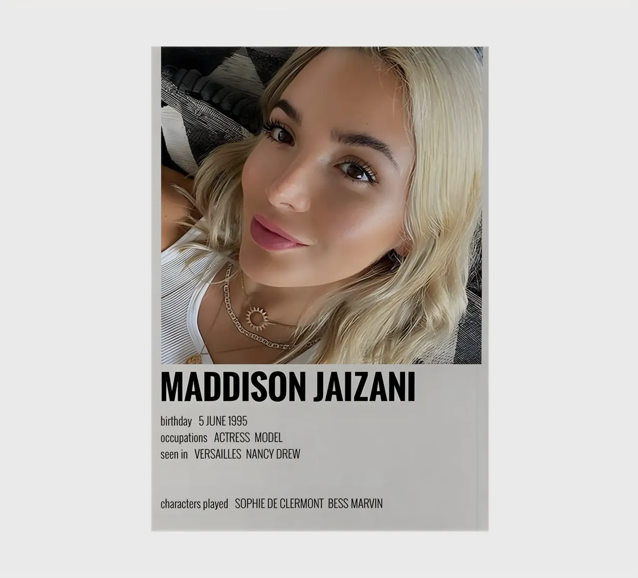 MADDISON JAIZANI notebook by MVFminimalist