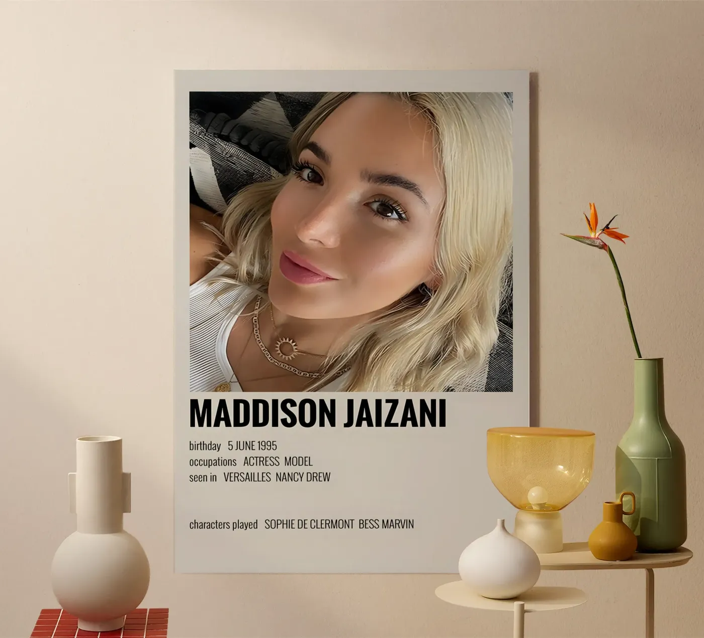 MADDISON JAIZANI plexiglass da MVFminimalist