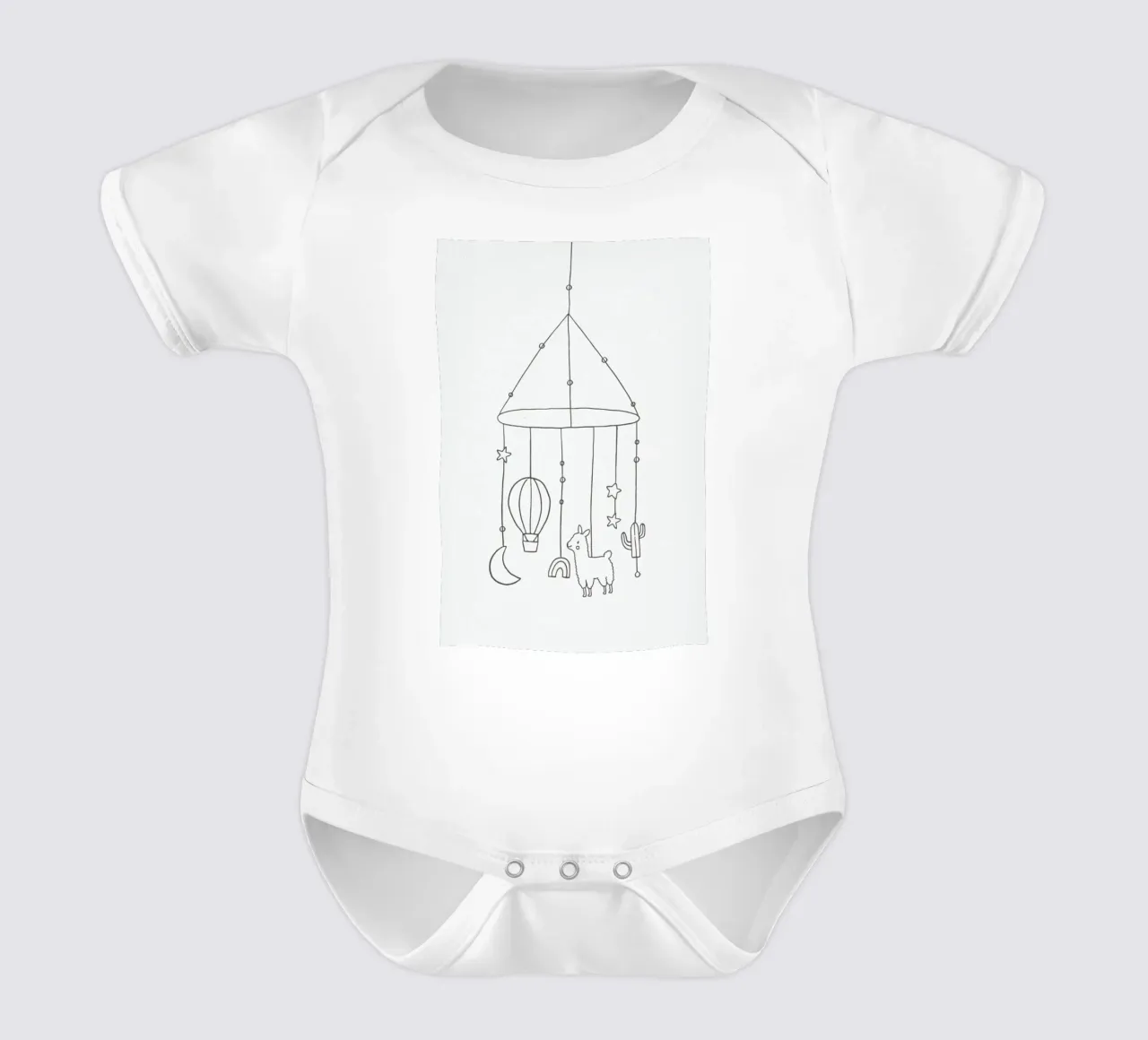 Mobile body neonato maniche corte da KRUTH DESIGN
