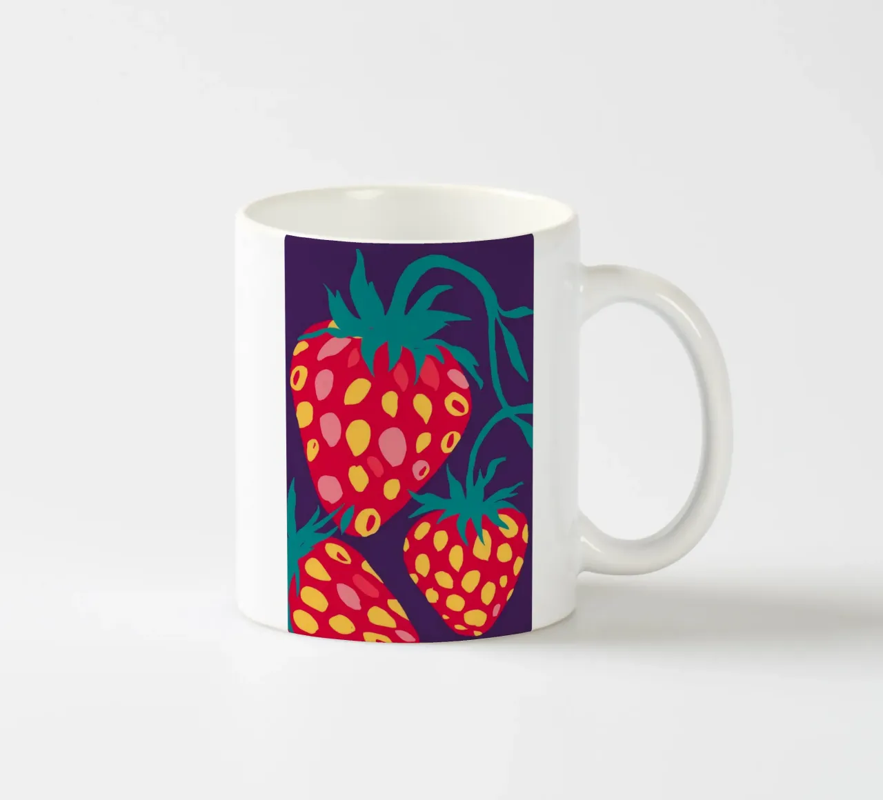 Fetta di papaya Stillness tazza in ceramica da Peak Delusion