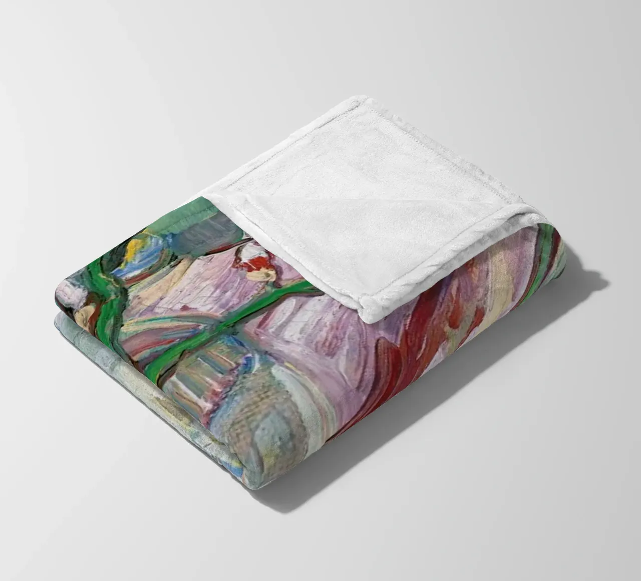 van Gogh  - Blossoming Almond Branch in a Glass with a Book coperta in pile da ARTOTHEK