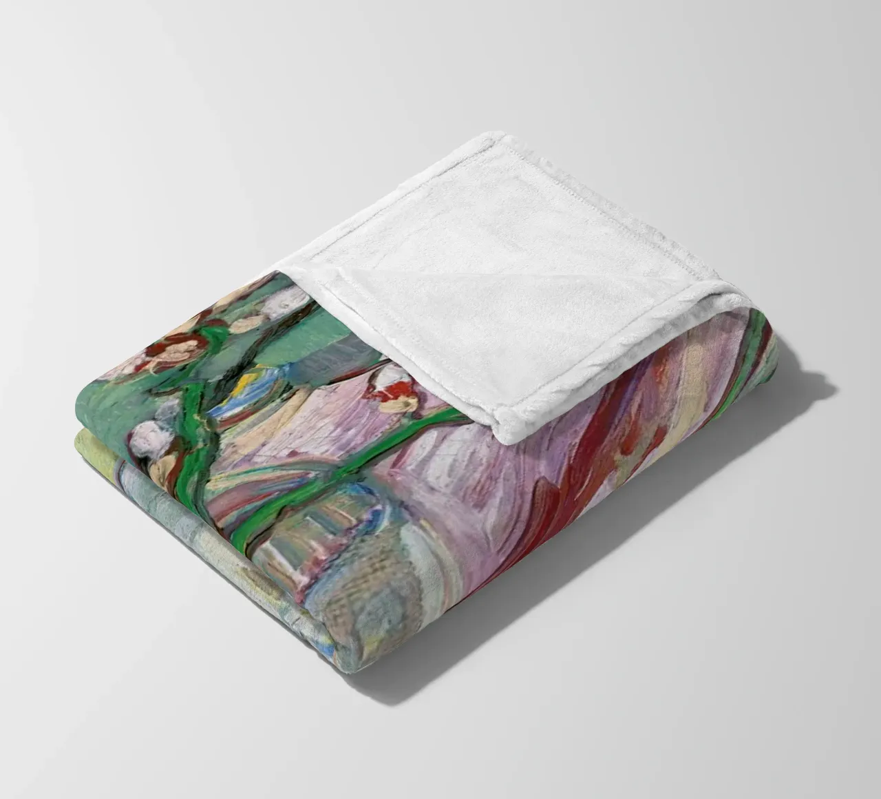 van Gogh  - Blossoming Almond Branch in a Glass with a Book coperta in pile da ARTOTHEK