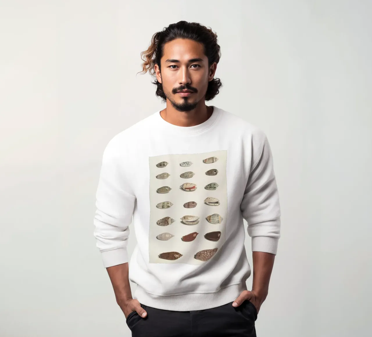 zeeschelpen weekdieren sweatshirt van Earthly Visions