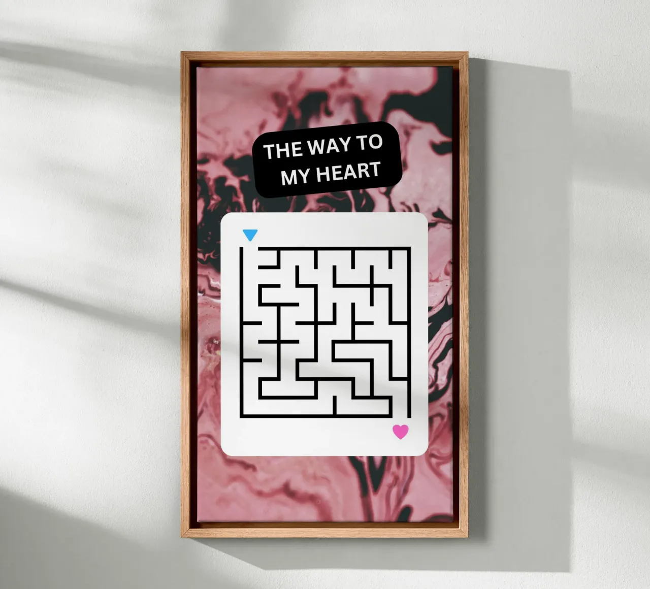 The way to my heart canvas by cashorcrash