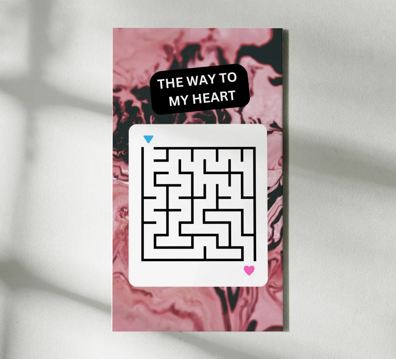 The way to my heart canvas by cashorcrash