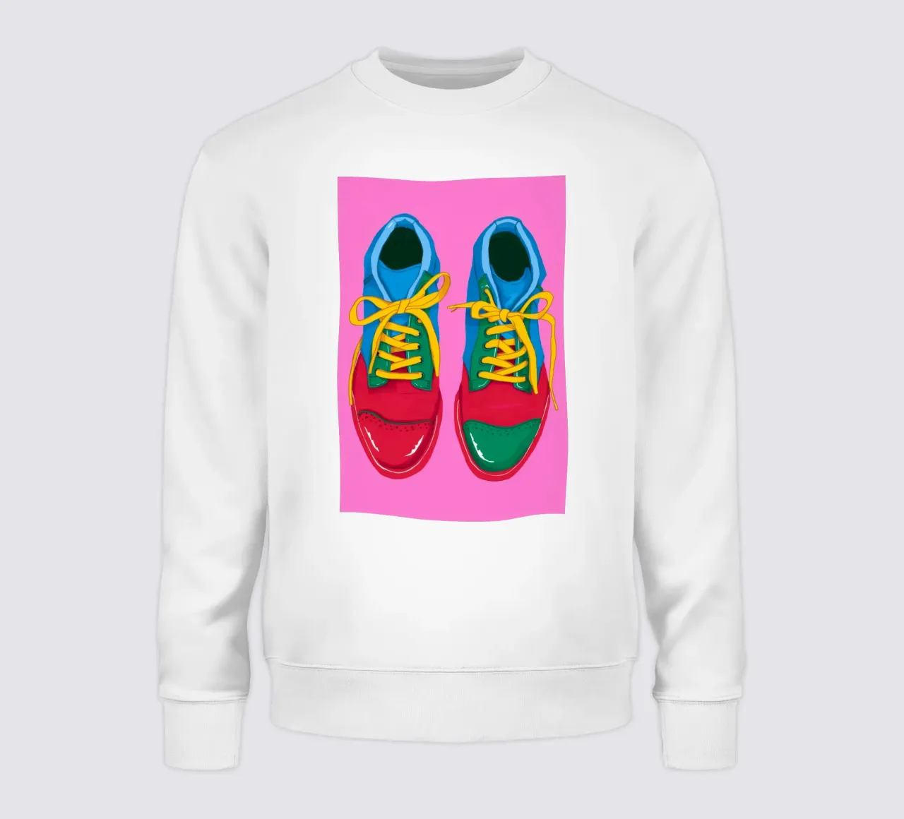 Sneaker Pop colorate felpa da Peak Delusion