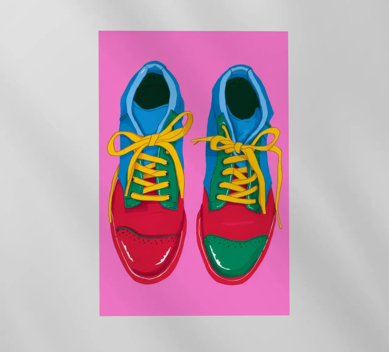 Sneaker Pop colorate pellicola backlit da Peak Delusion