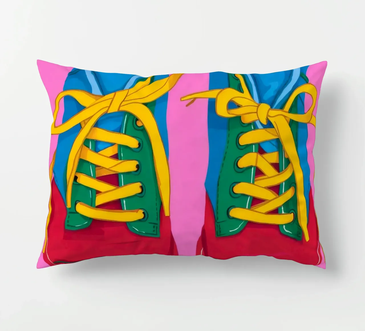 Sneaker Pop colorate cuscino da Peak Delusion