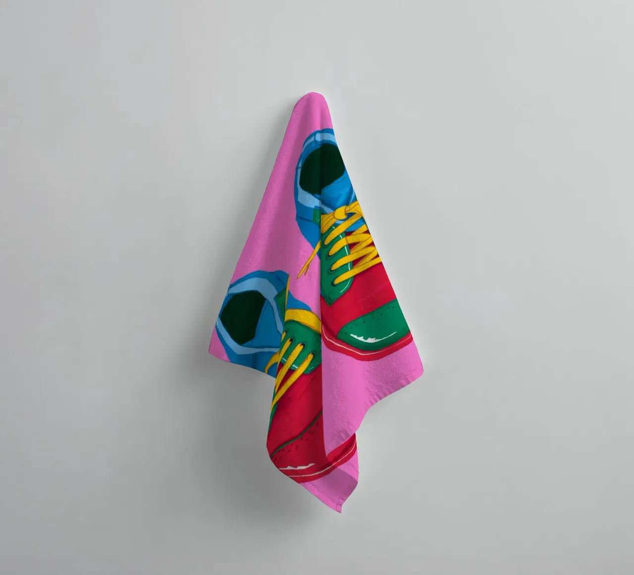 Sneaker Pop colorate asciugamano da bagno da Peak Delusion