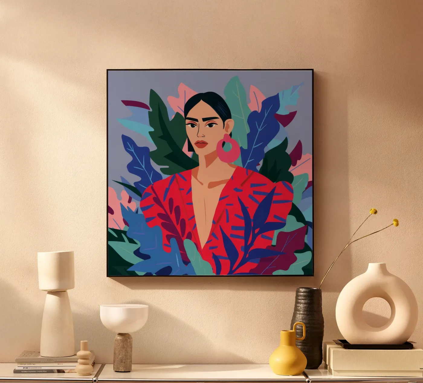 Jungle Jas Diva acryl van Peak Delusion