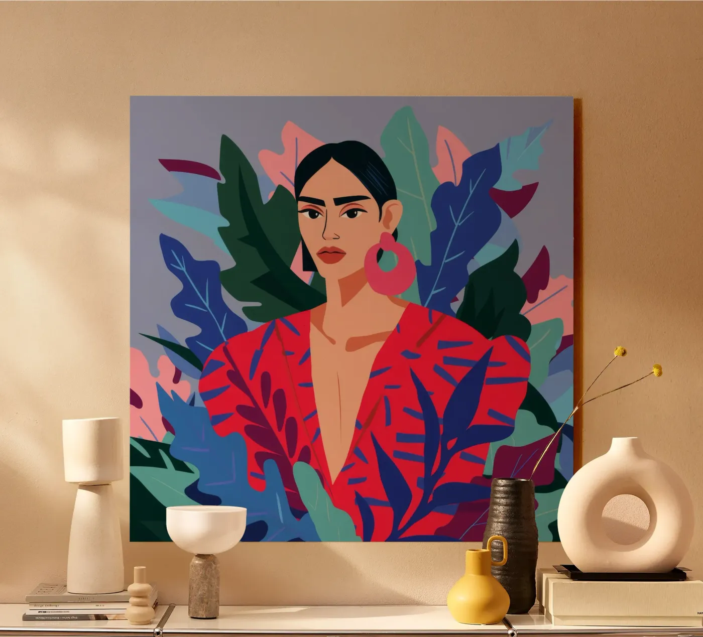 Jungle Jas Diva acryl van Peak Delusion