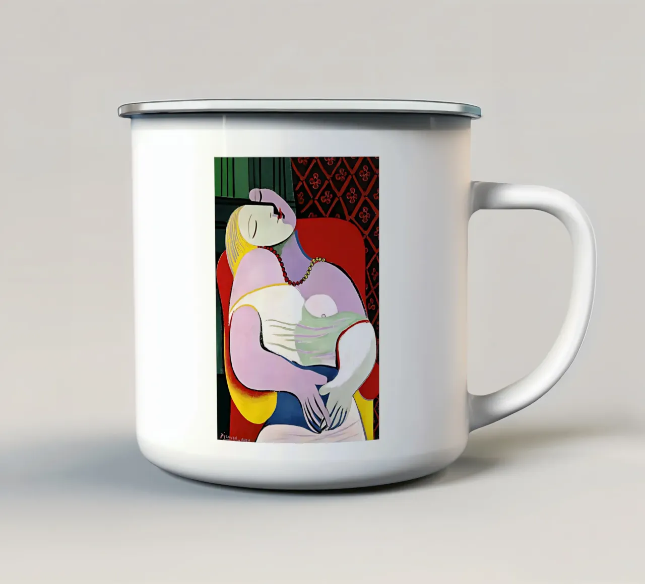 La Reve, Pablo Picasso tazza in smalto da careytowne1