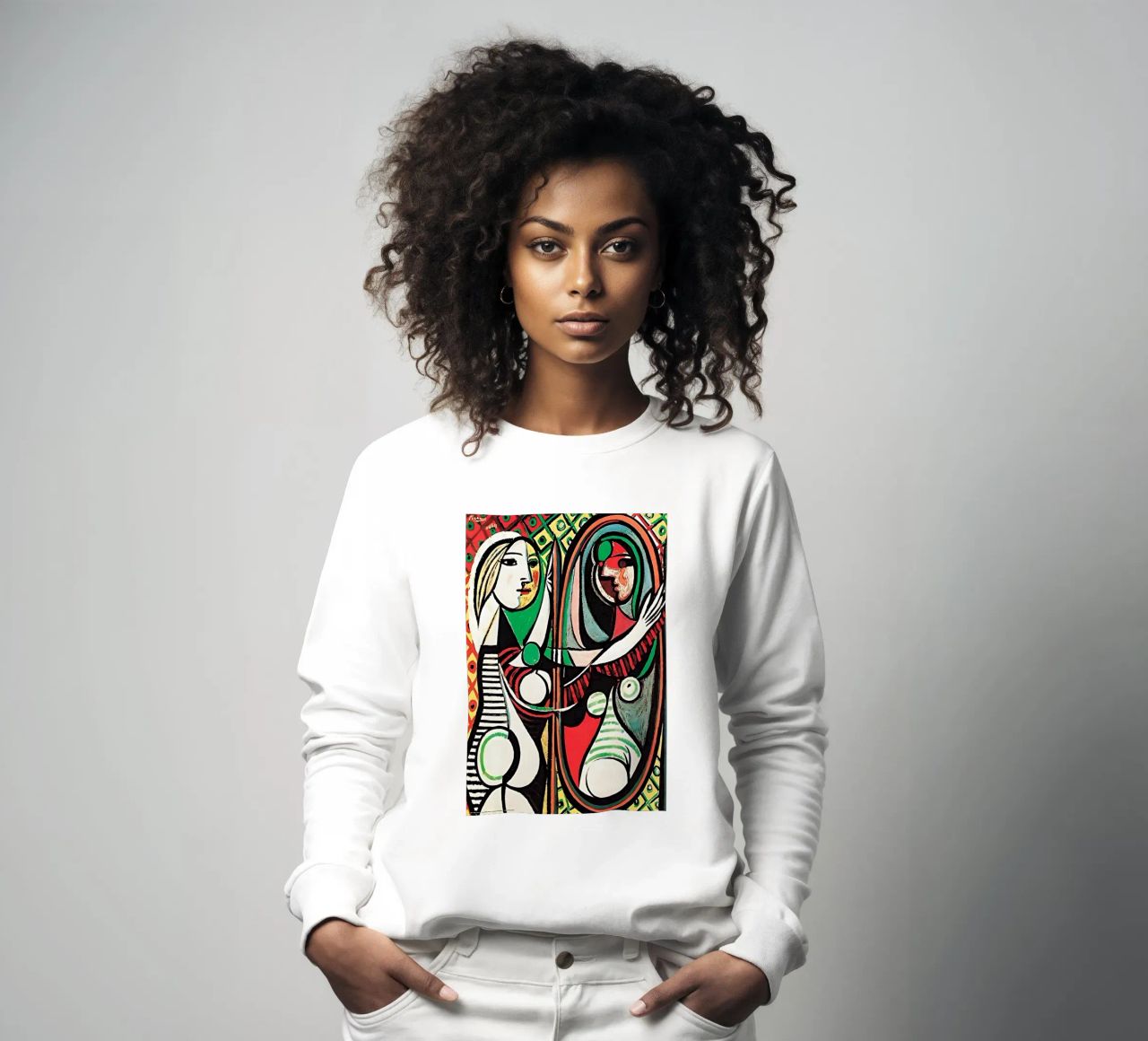 Ragazze in stile Pablo Picasso felpa da careytowne1