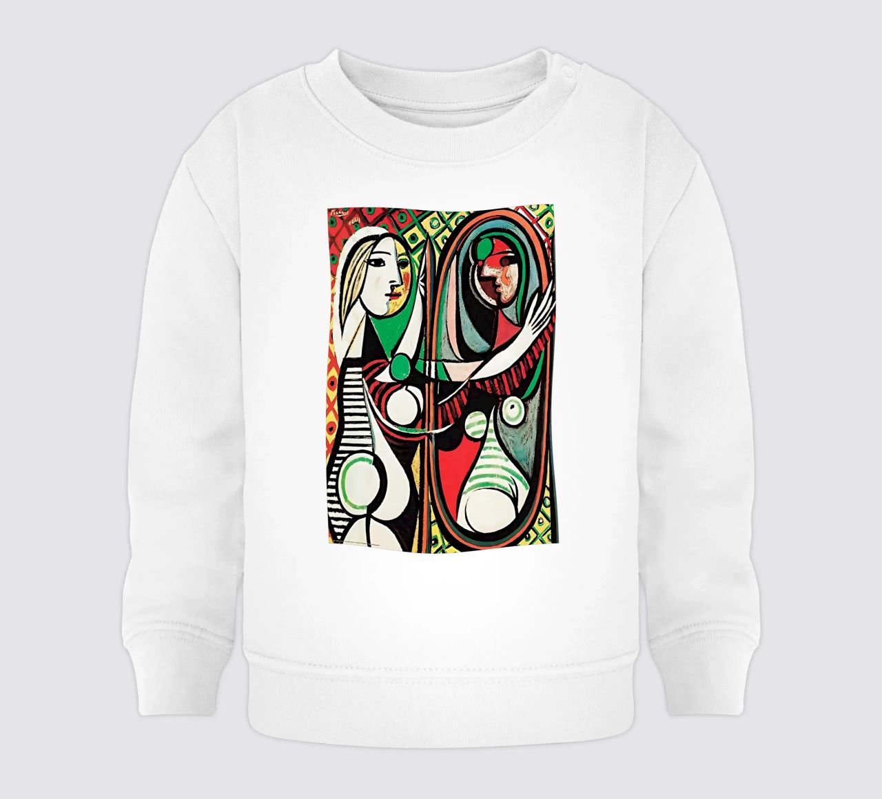 Ragazze in stile Pablo Picasso felpa neonato da careytowne1