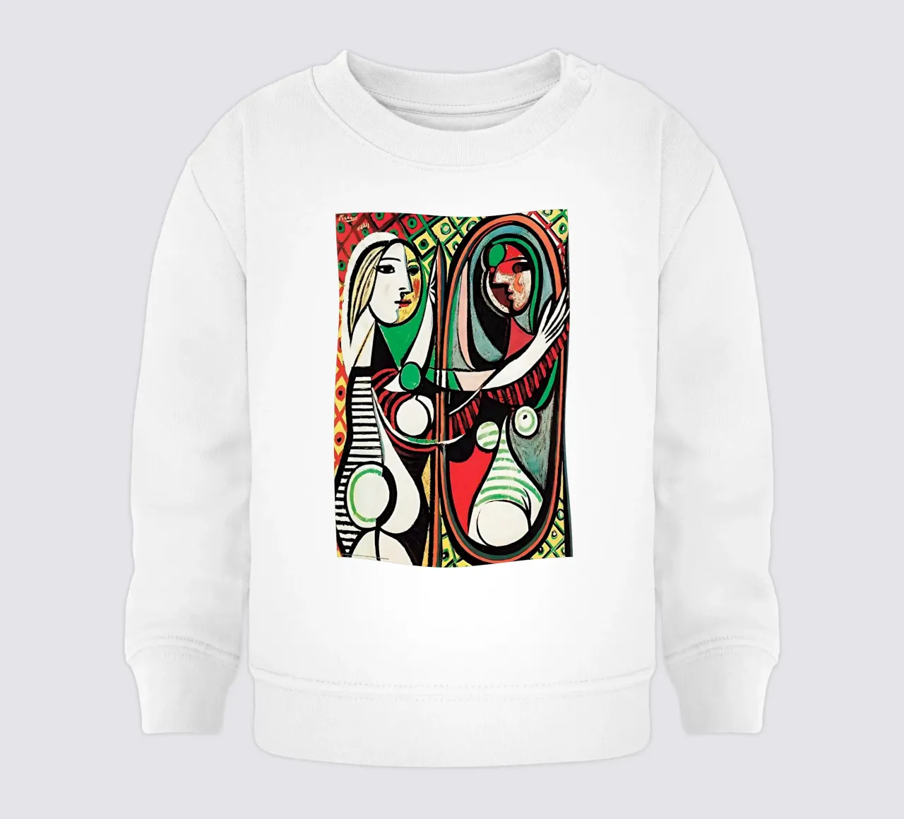 Ragazze in stile Pablo Picasso felpa neonato da careytowne1