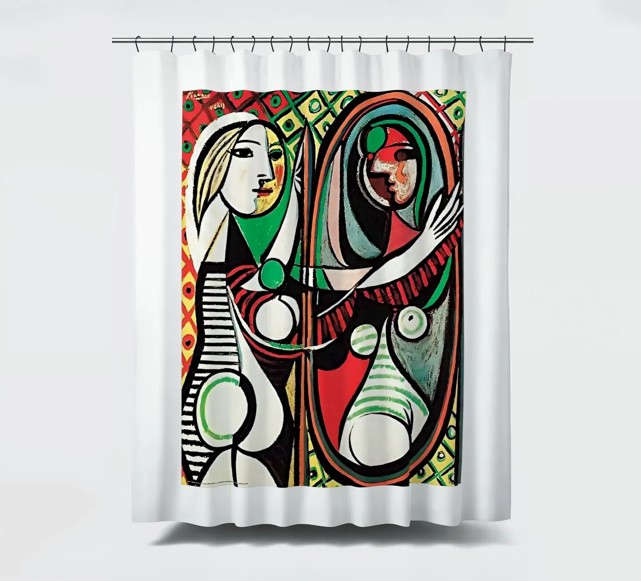 Ragazze in stile Pablo Picasso tenda da doccia da careytowne1
