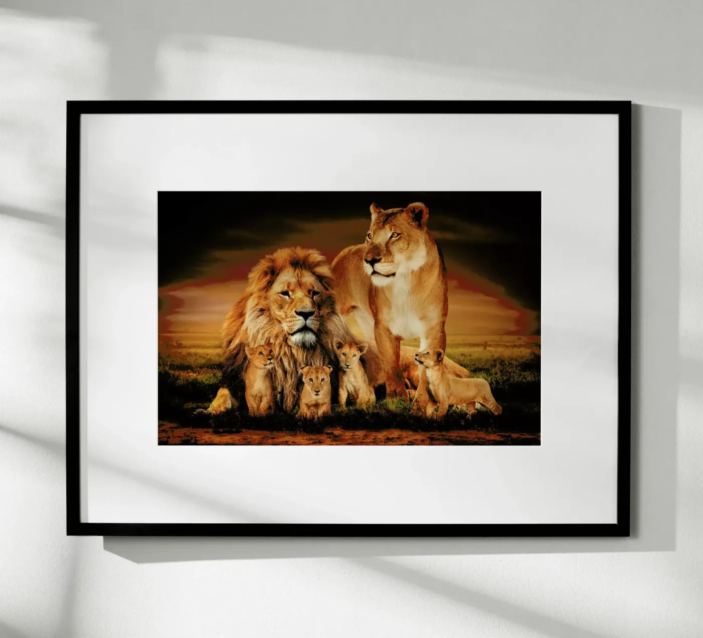 Lion Family poster da Wouter Rikken