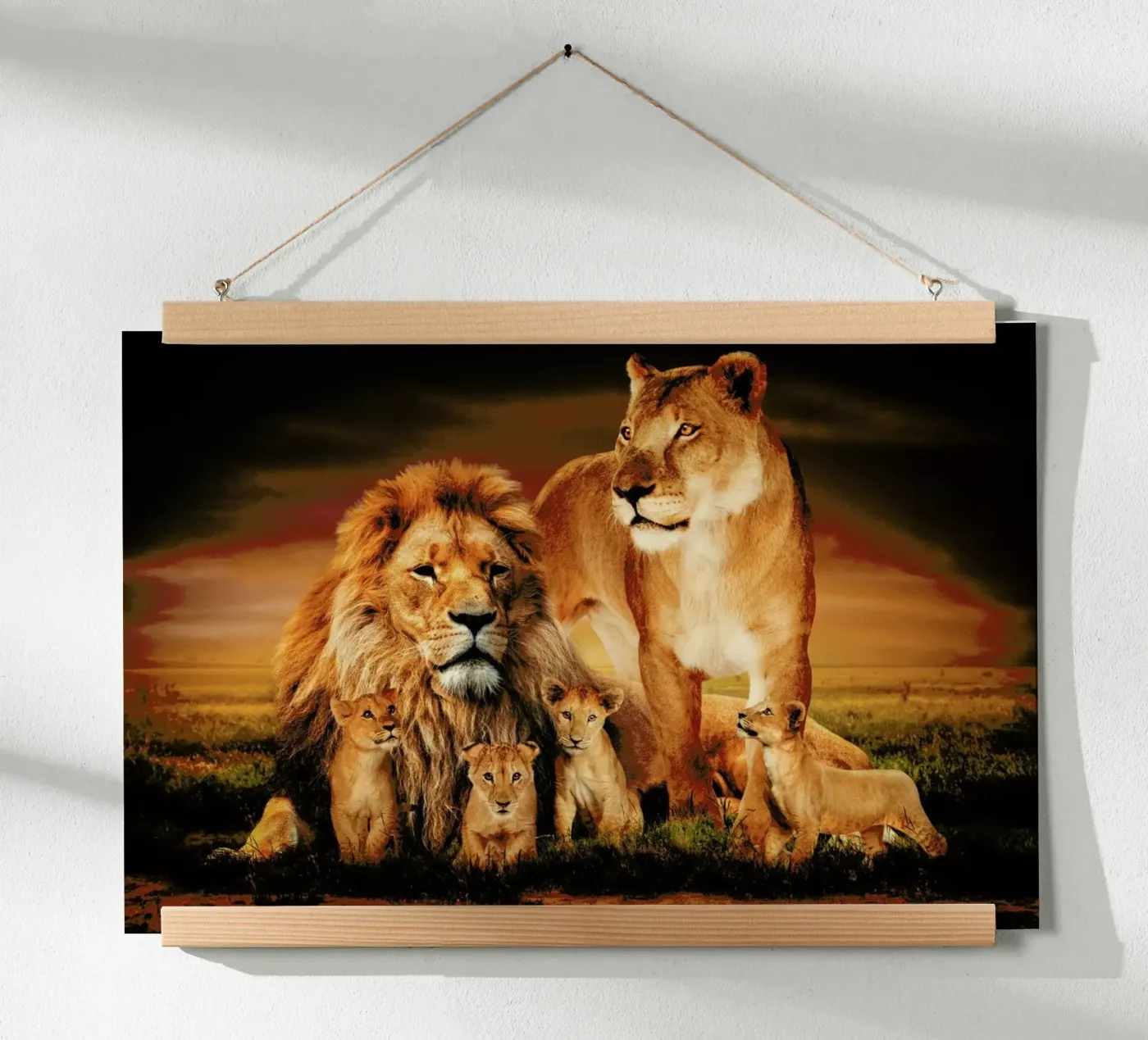 Lion Family poster da Wouter Rikken