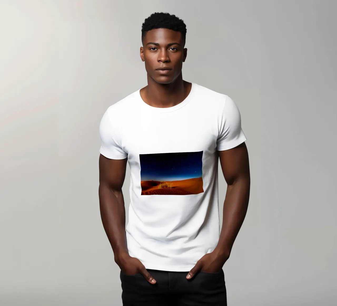 crepuscolo sulle dune di sabbia t-shirt da life of sands
