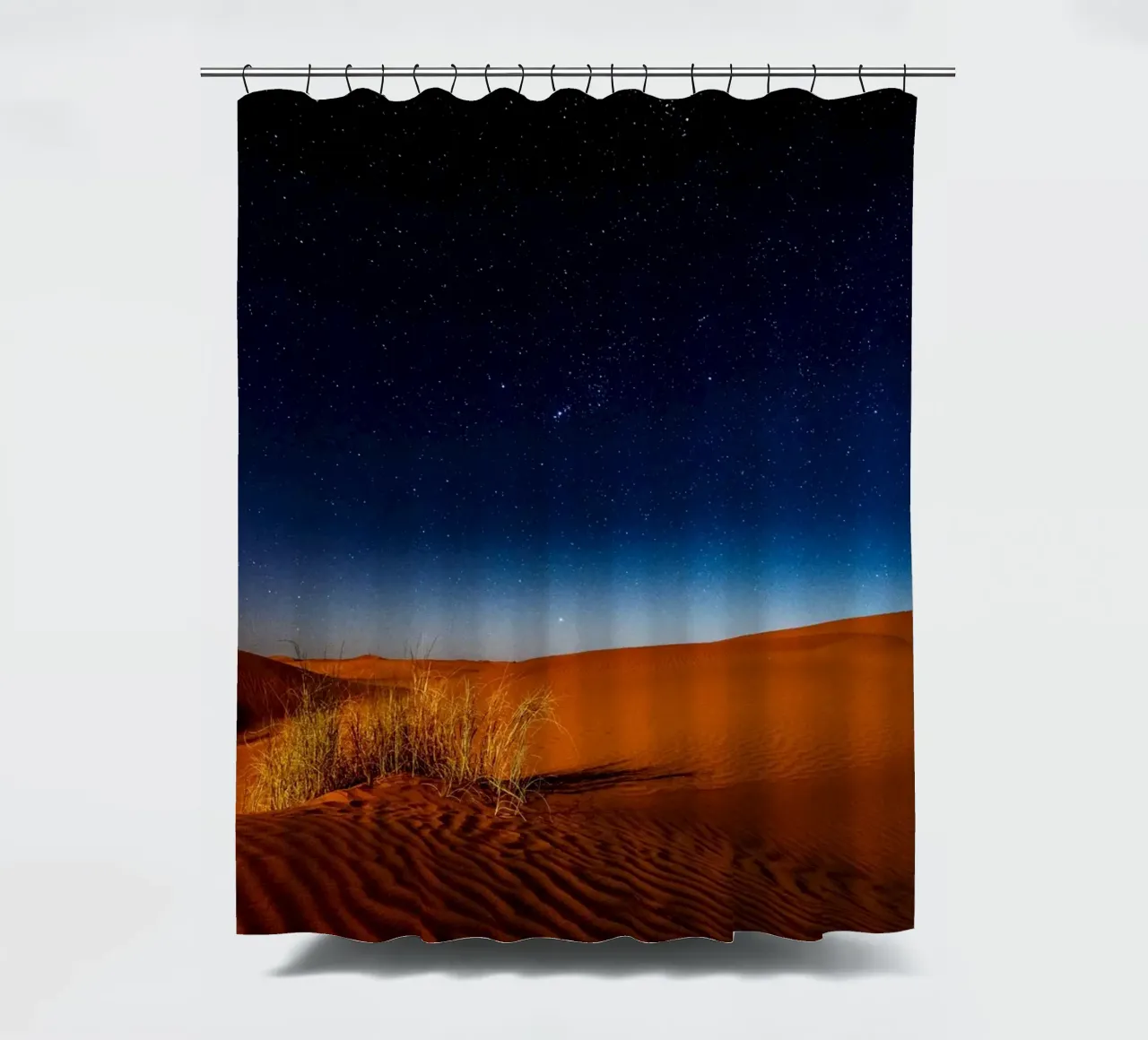 crepuscolo sulle dune di sabbia tenda da doccia da life of sands
