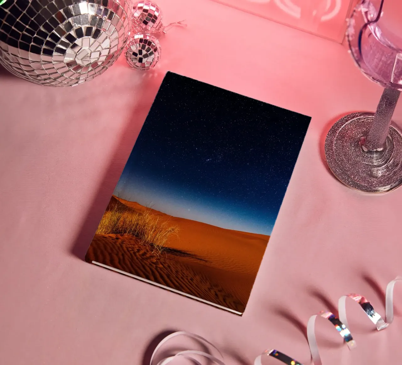 twilight on sand dunes notebook by life of sands