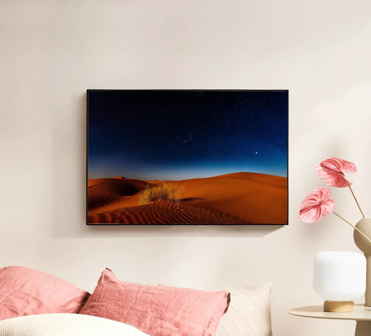 crepuscolo sulle dune di sabbia plexiglass da life of sands
