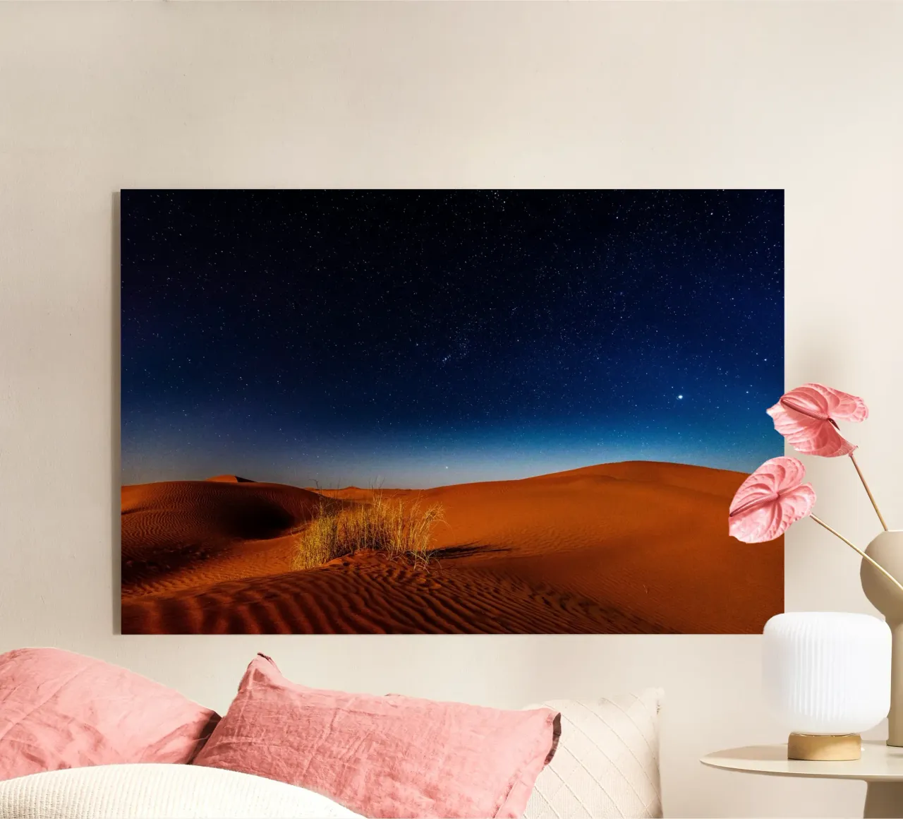 crepuscolo sulle dune di sabbia plexiglass da life of sands