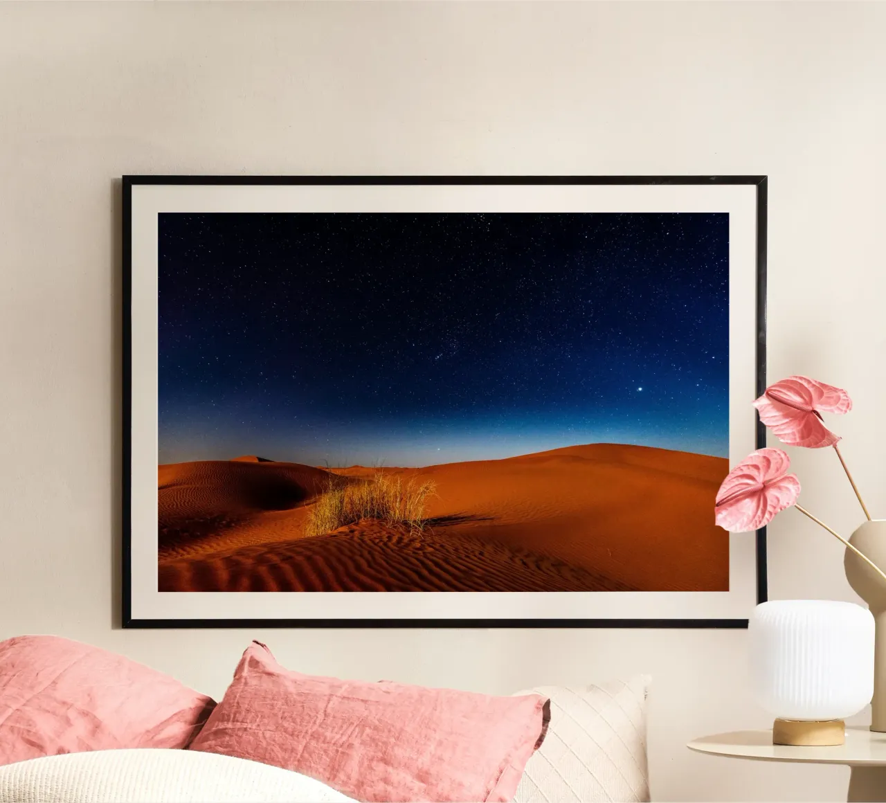 crepuscolo sulle dune di sabbia carta hahnemühle da life of sands