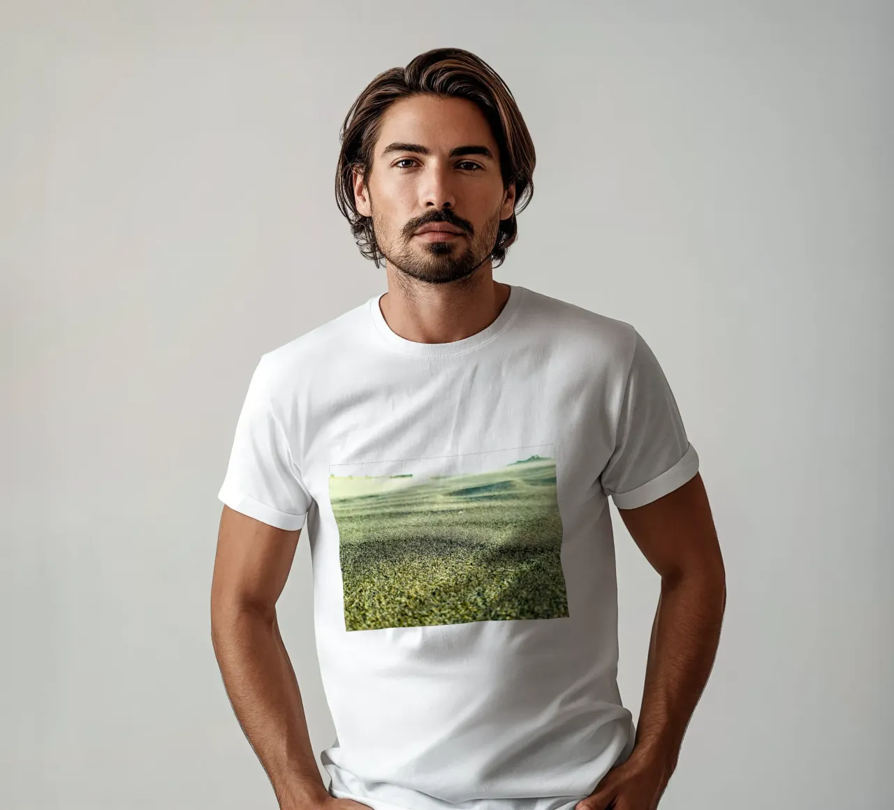 désert avec du vert t-shirt de life of sands