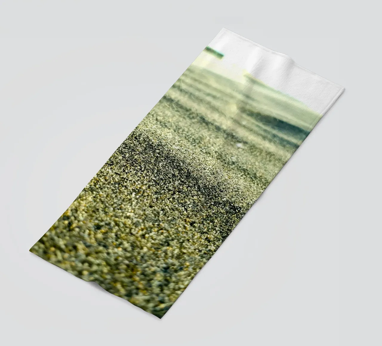 Wüste mit Grün Strandtuch von life of sands