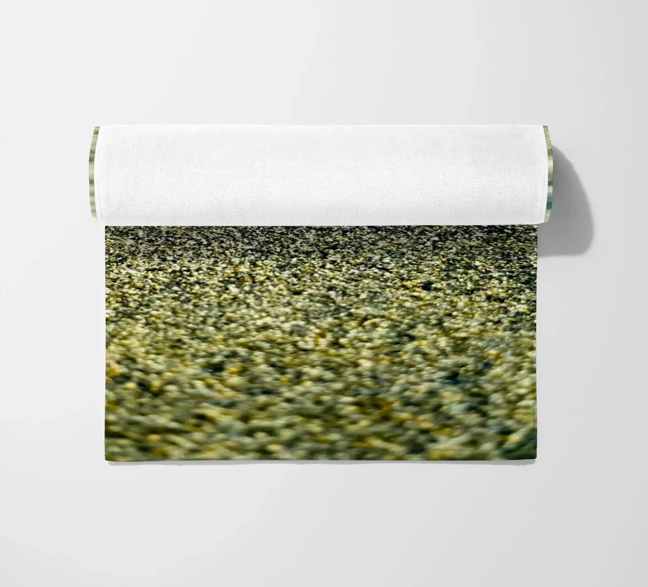 Wüste mit Grün Strandtuch von life of sands