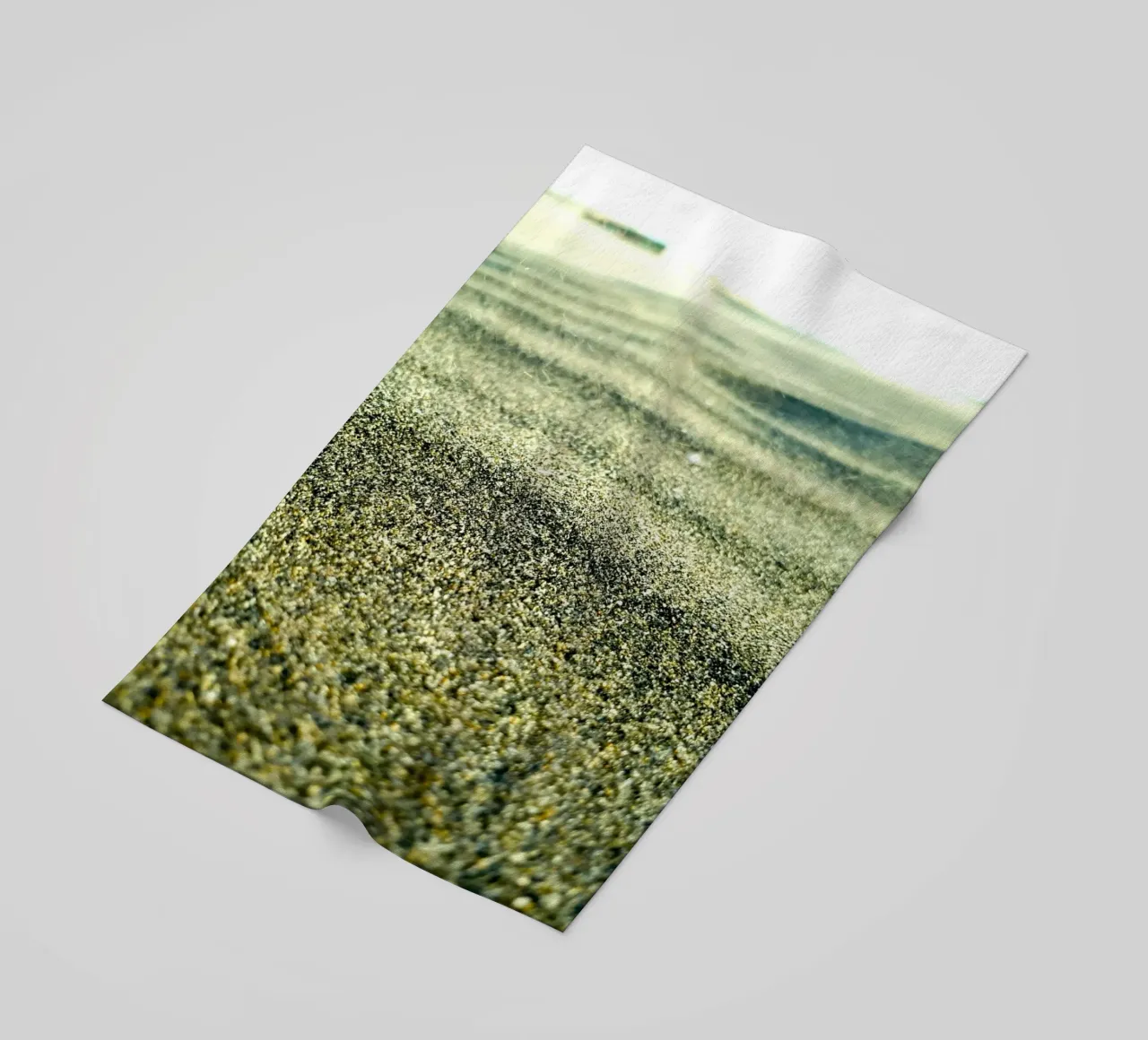 Wüste mit Grün Strandtuch von life of sands